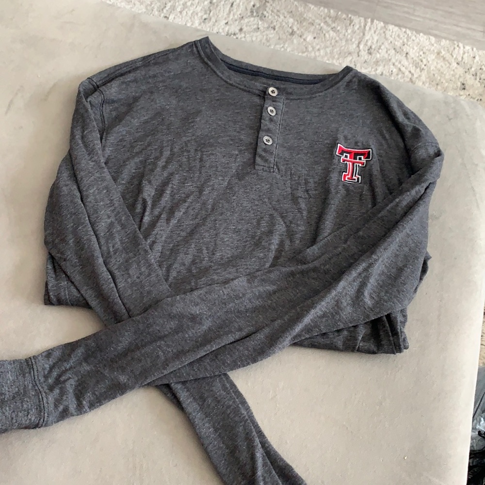 Oversized long sleeve TTU shirt